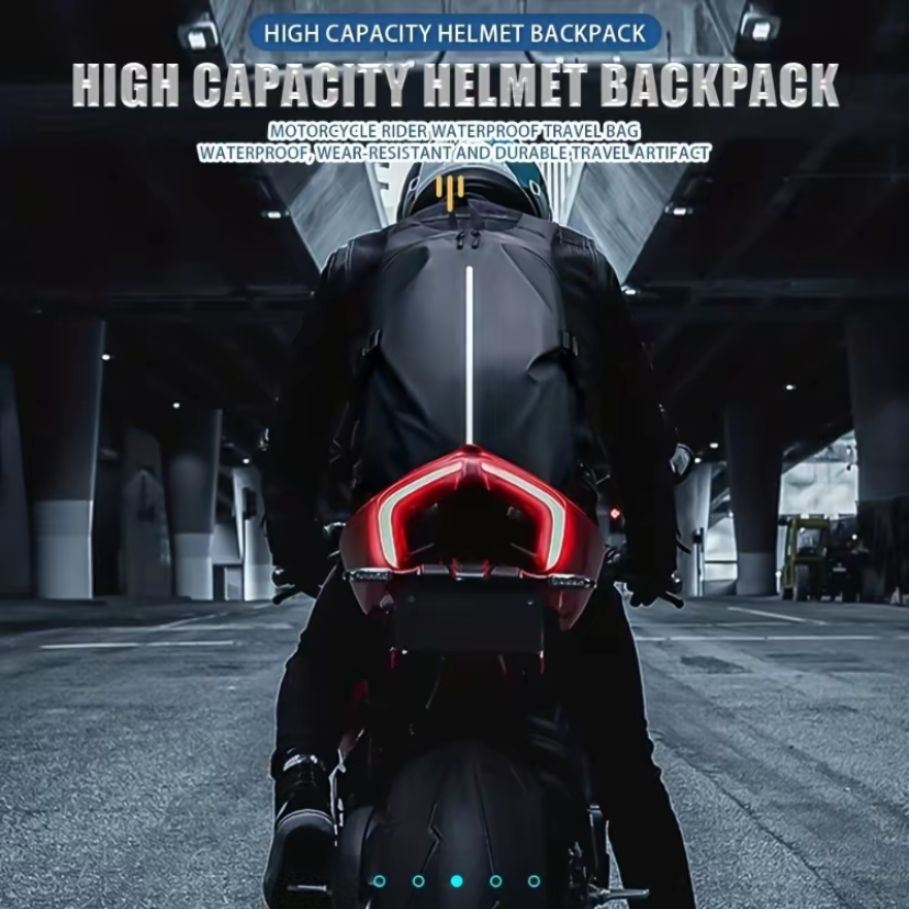 High Capacity Helmet Backpack